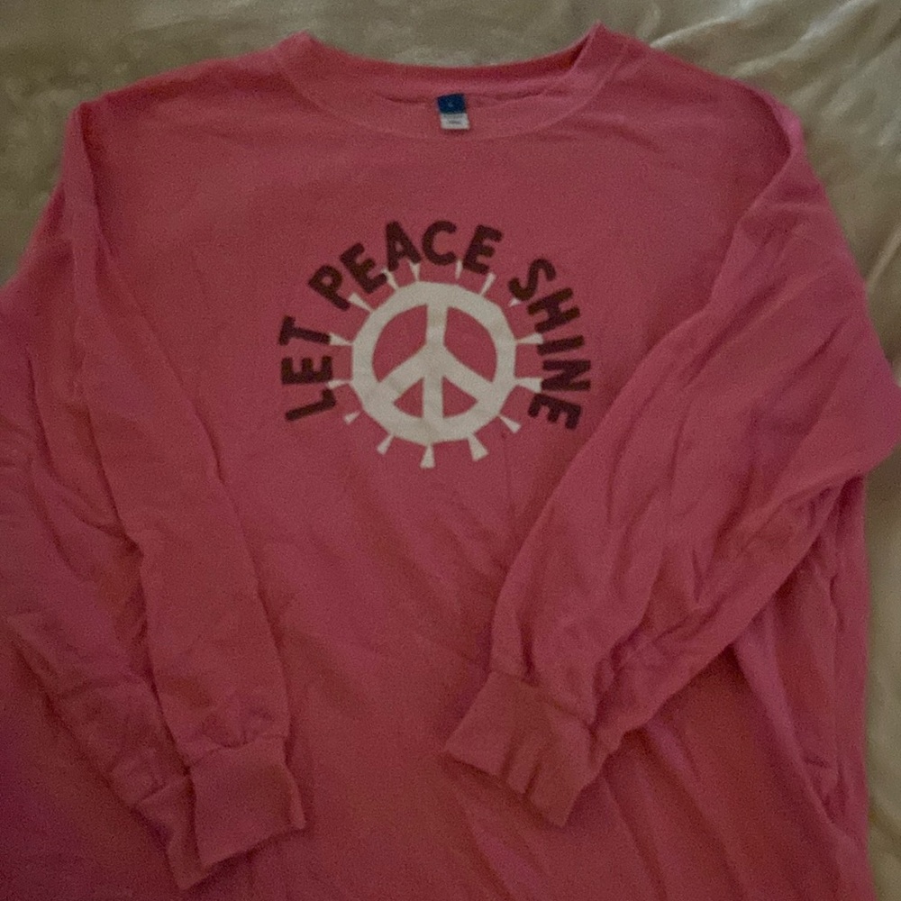 Pink sweatshirt